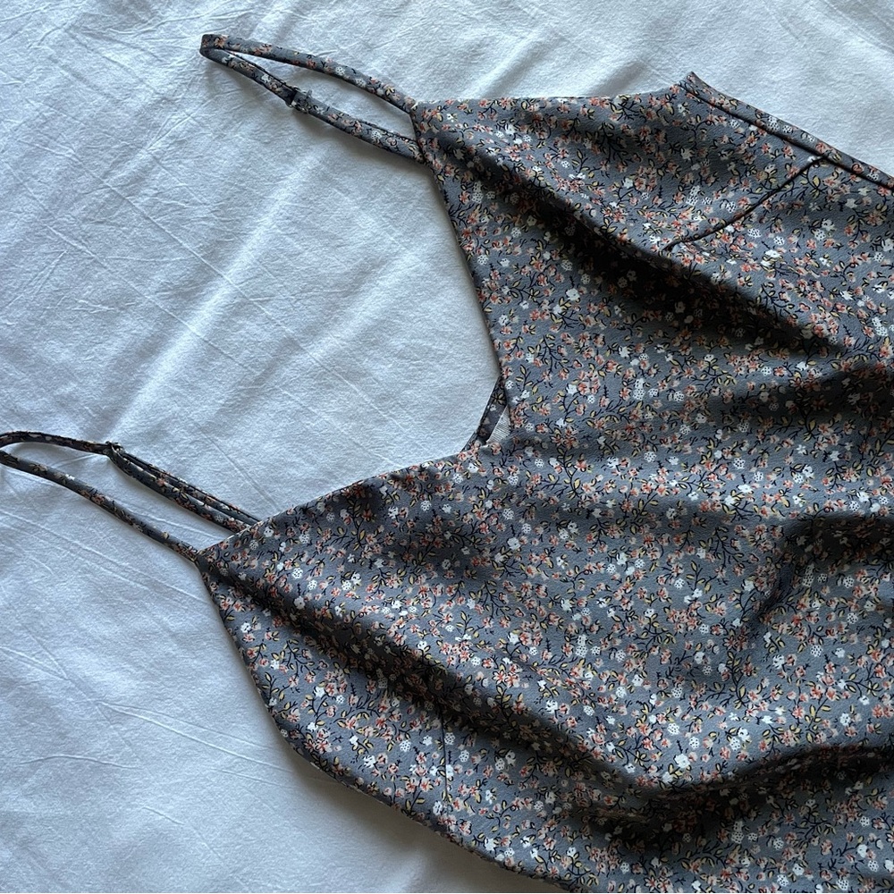 Floral Spaghetti Strap Dress